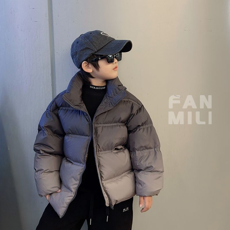 男童棉服冬季2023新款儿童棉袄外套冬款男孩大童棉衣炸街冬装