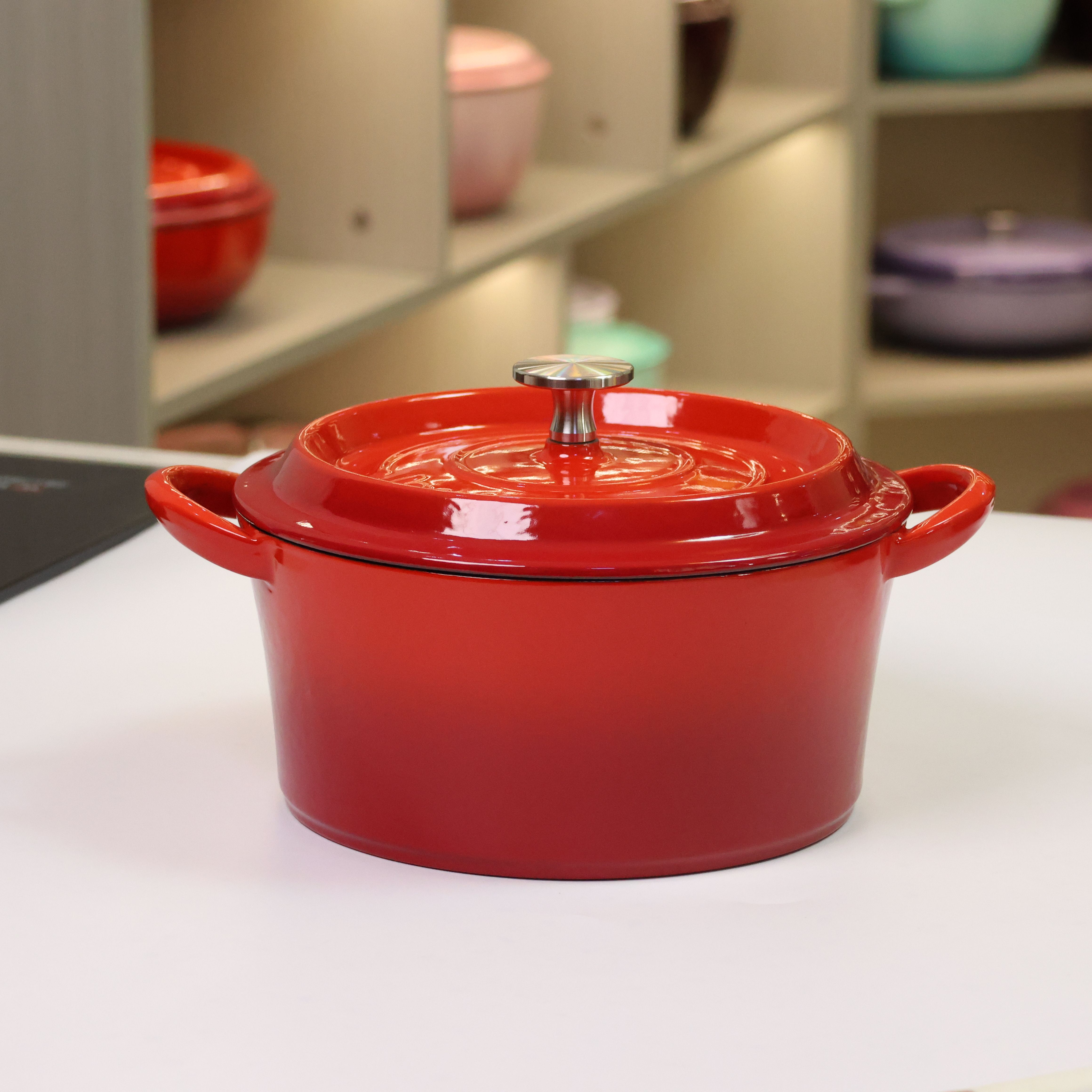 三厦【三厦小迎哥】新品20cm小优炖锅铸铁珐琅锅