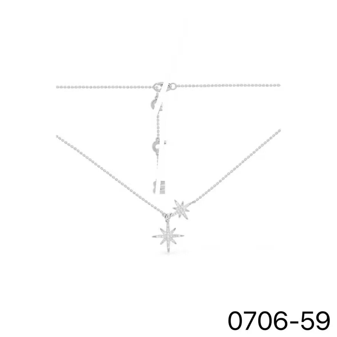 铜合金项链 0706气质轻奢时尚百搭小众简约精致设计感芒星项链