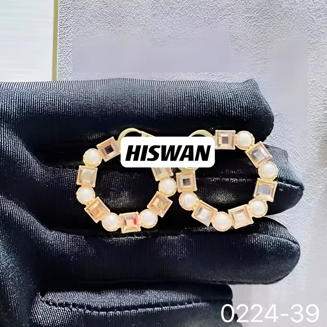 铜合金耳饰 0224气质轻奢时尚百搭小众简约色精致设计经典耳钉
