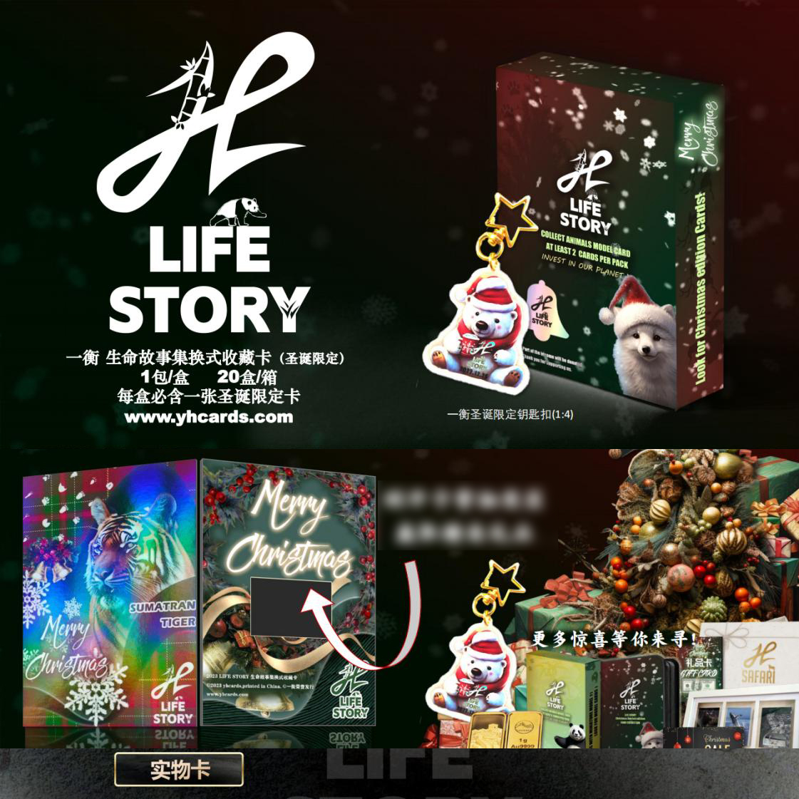 一衡工作室 《生命的故事圣诞卡牌》盲盒 代拆