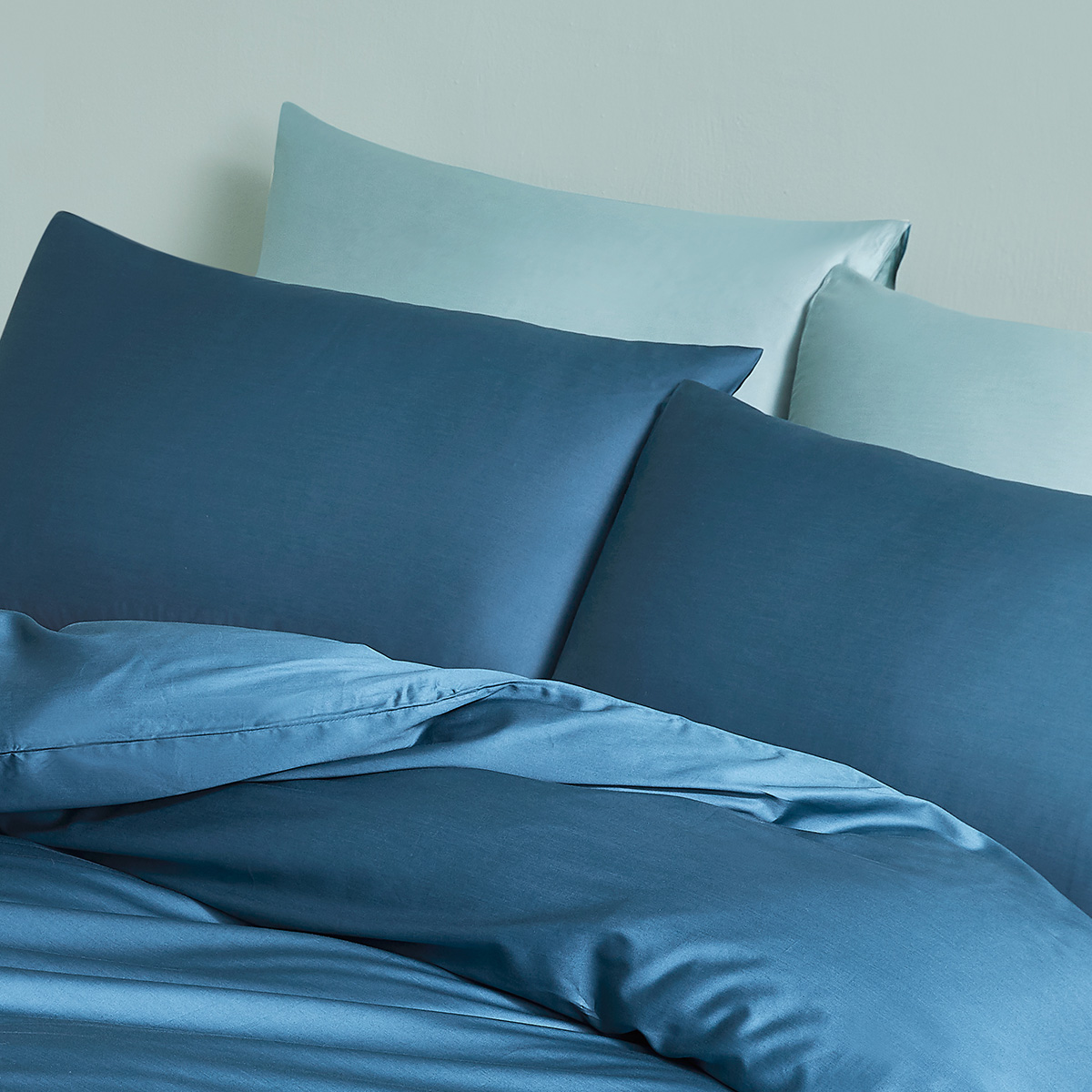 纯棉新疆长绒棉60字贡缎枕套一对装