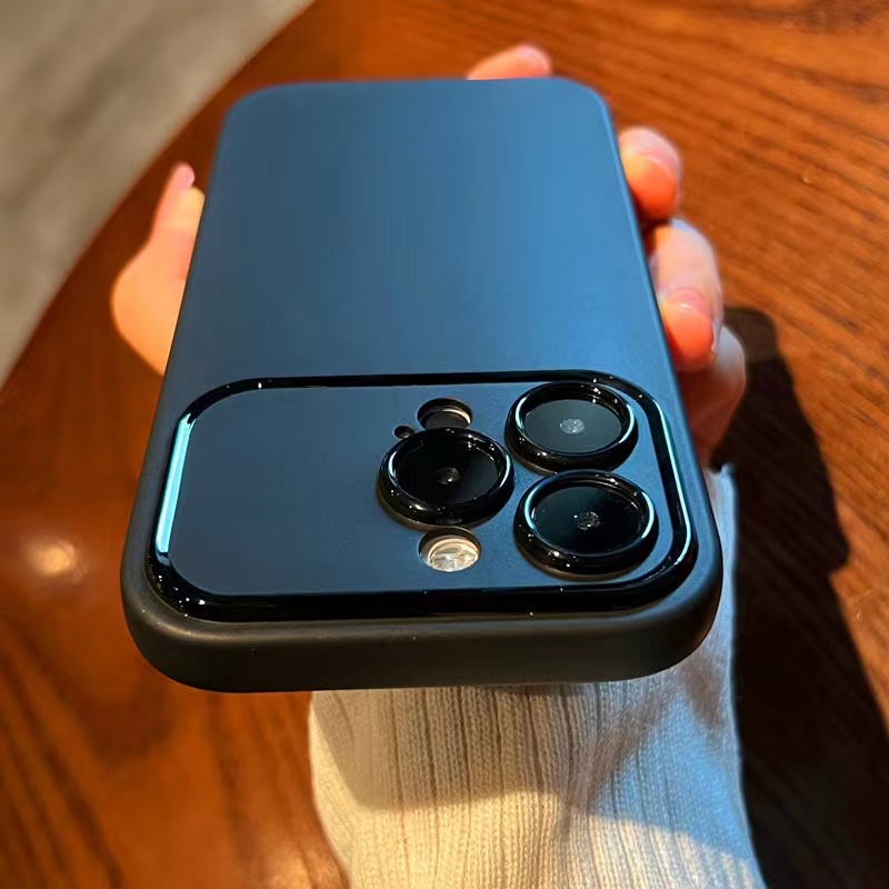 简约高级感大视窗iphone15promax手机壳苹果14plus硅胶13/12/11软