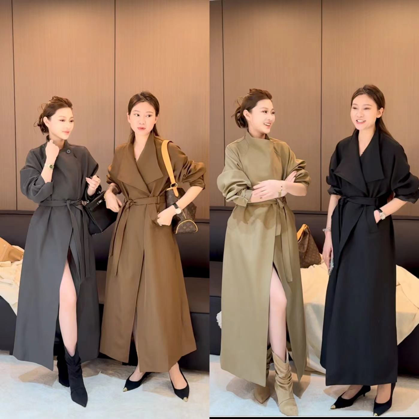 9025【入秋开场卷】气场全开轮廓质感风衣