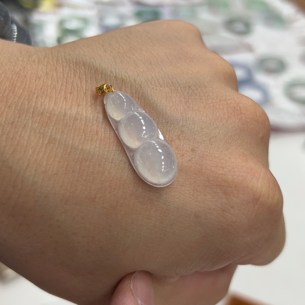 【闪购商品】翡翠颈饰18K金镶嵌?**?