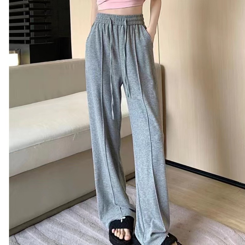 韩版显瘦百搭休闲直筒裤