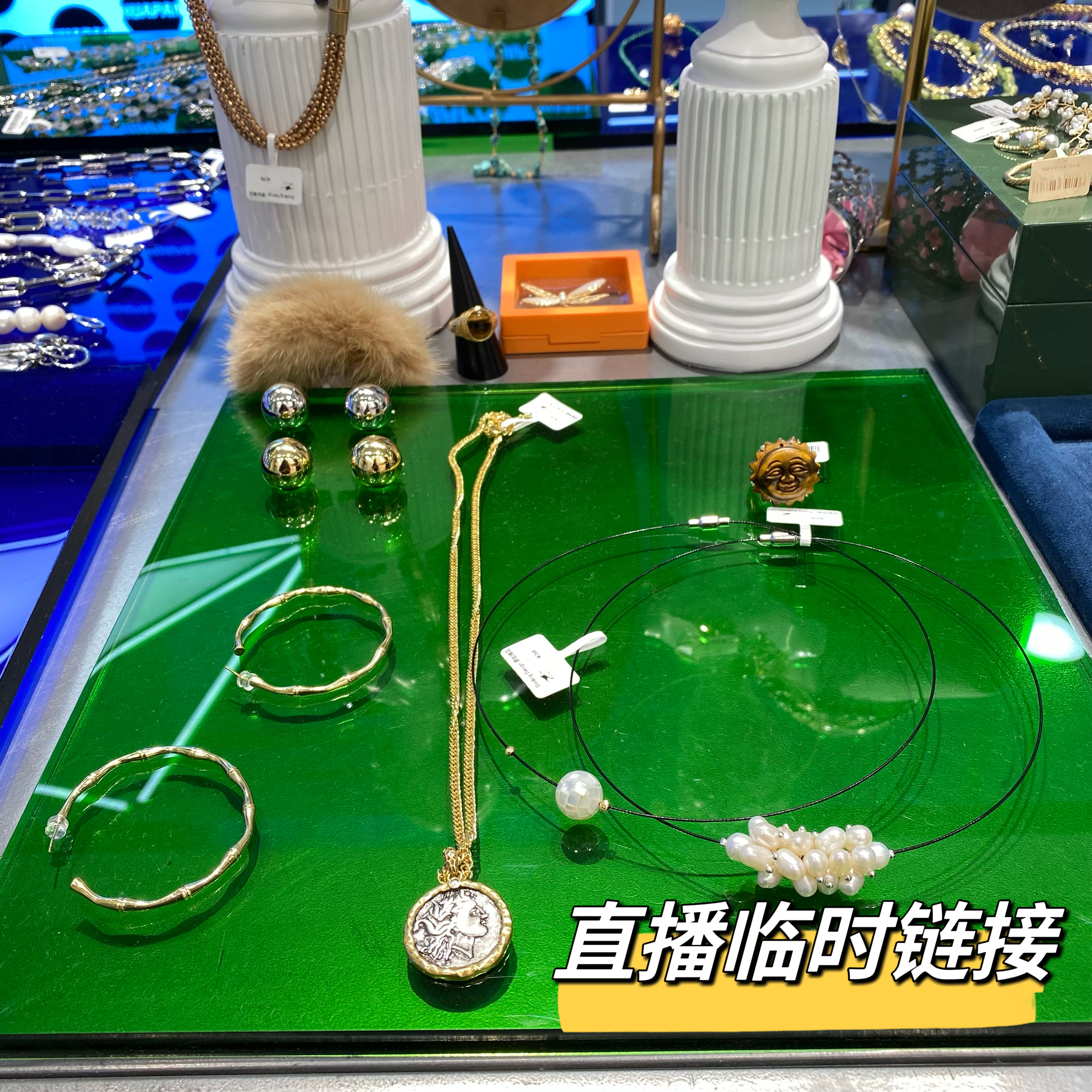 合金耳饰 【定制临时链接】下单联系客服时尚复古耳环