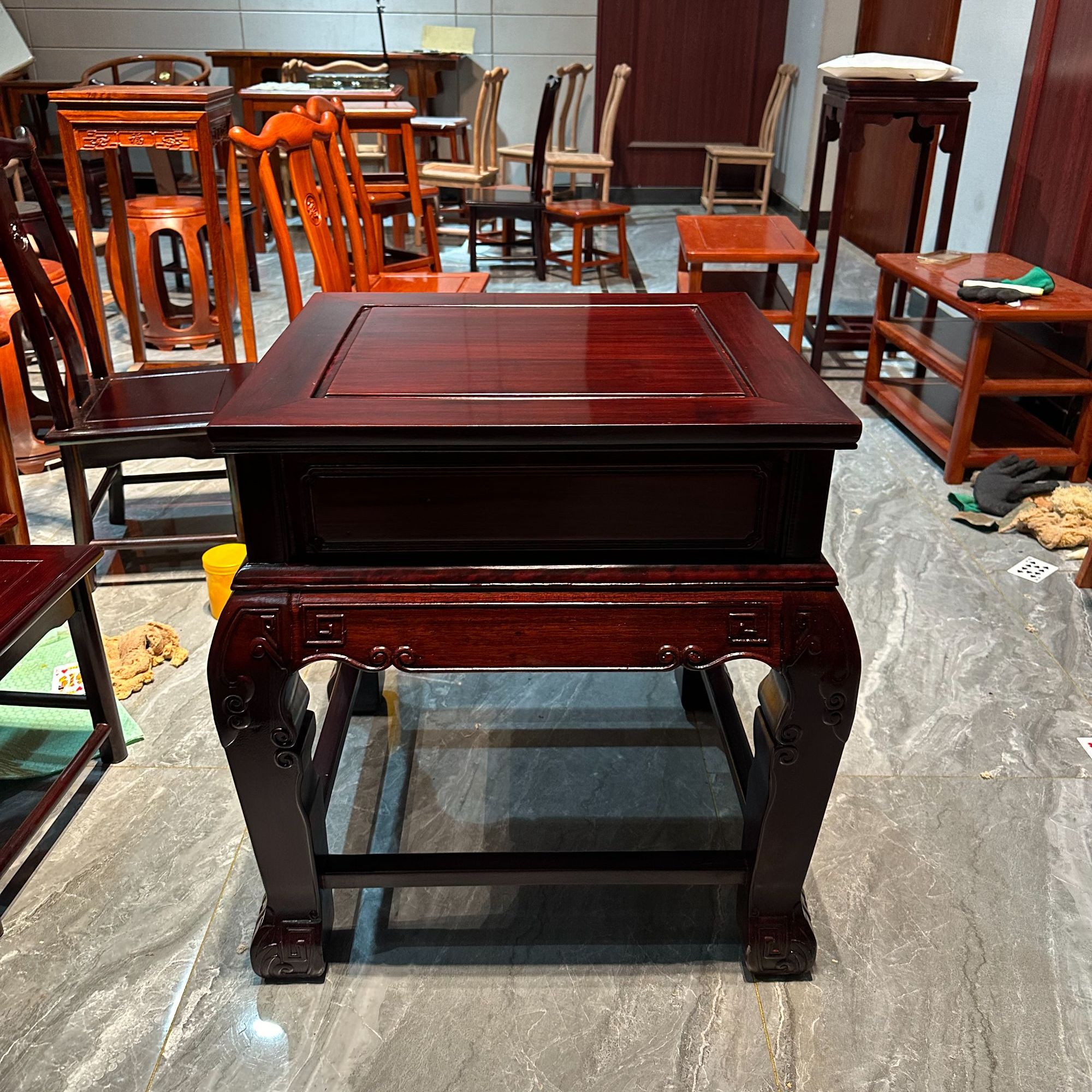 非酸高几带抽屉款