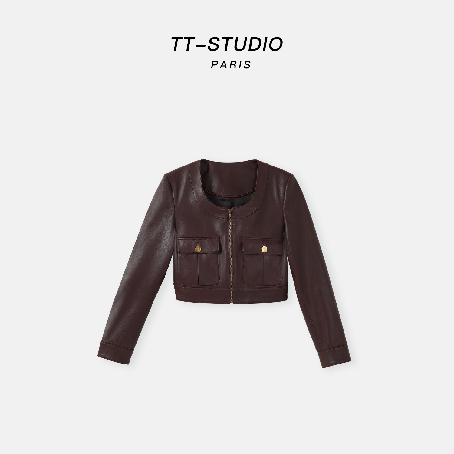 TT【圣马丁】土耳其进口绵羊皮复古轻奢短真皮皮衣SY2411