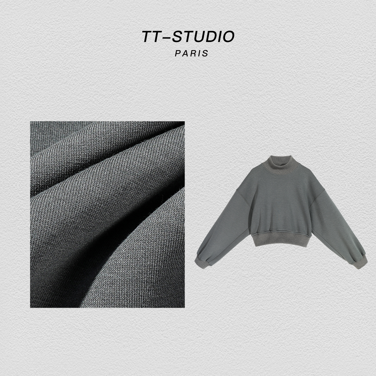 TT【逆光】秋冬女款时尚纯色百搭卫衣裤子两件套TTW-031+TTK-032