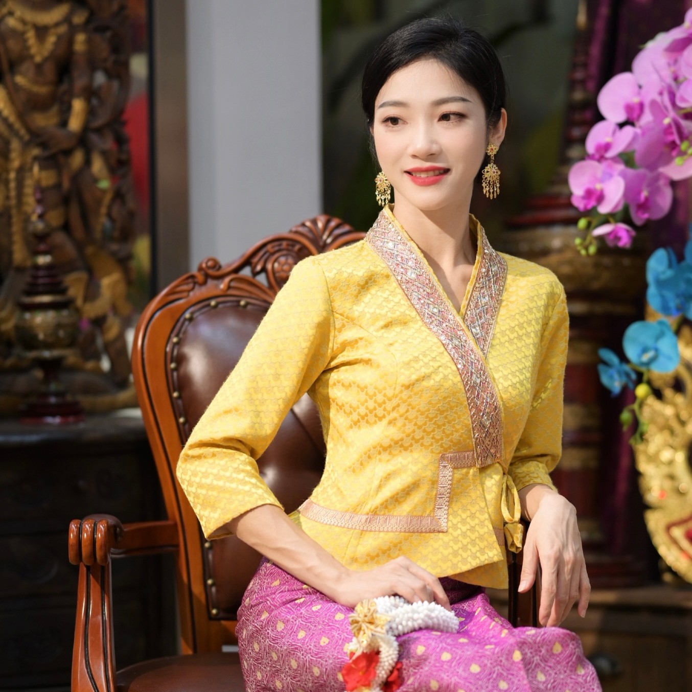 隋金金云南少数民族服饰西双版纳傣族服饰民族风服饰女装今年新款