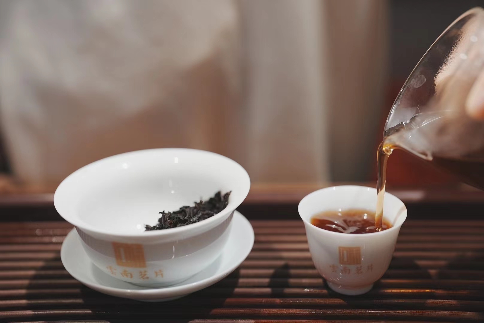 2018年冰岛五寨   熟茶云南茗片普洱茶