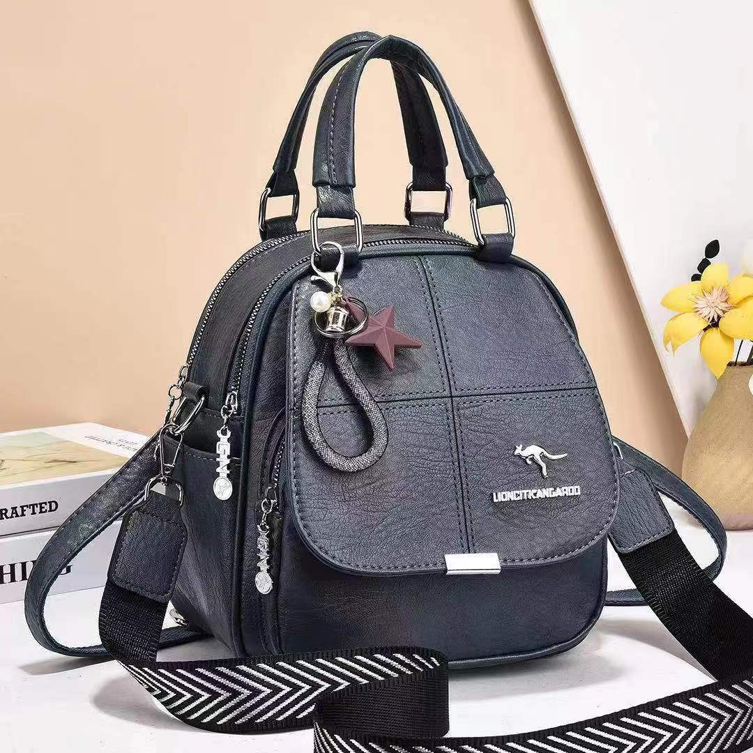   春季新款时洋气 百搭可单肩可双肩可斜挎背多功能女包   920-16