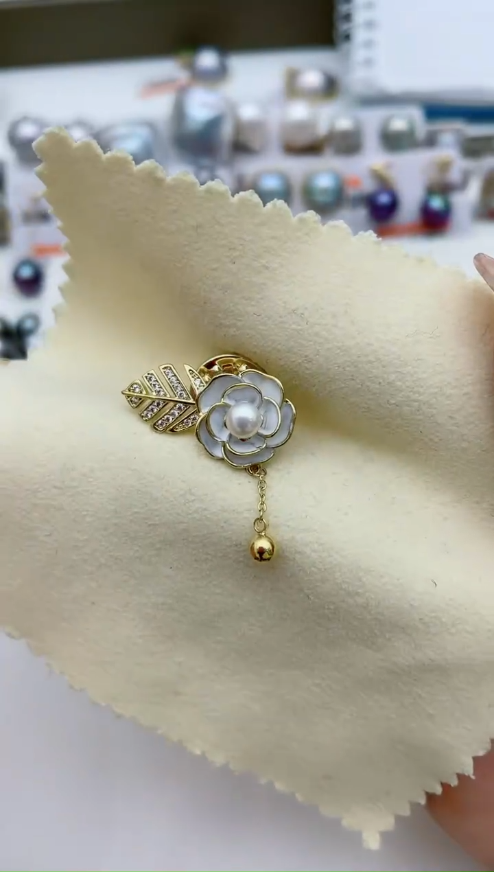 【闪购商品】淡水珍珠胸饰未镶嵌Y101