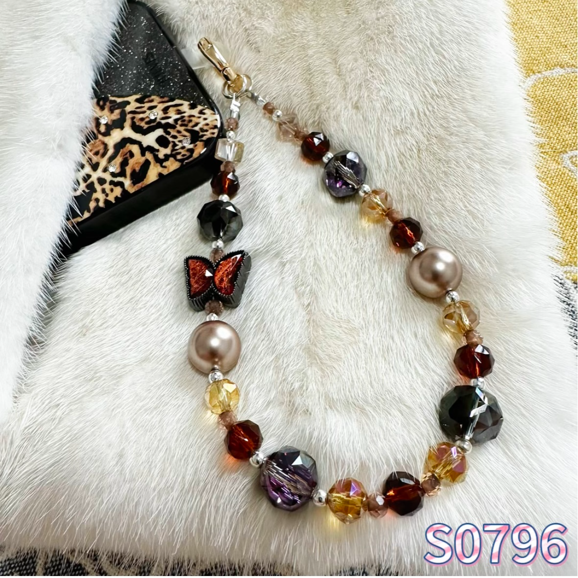 手机链手工精品包包挂链时尚百搭挂绳少女卡通创意女款短款情侣