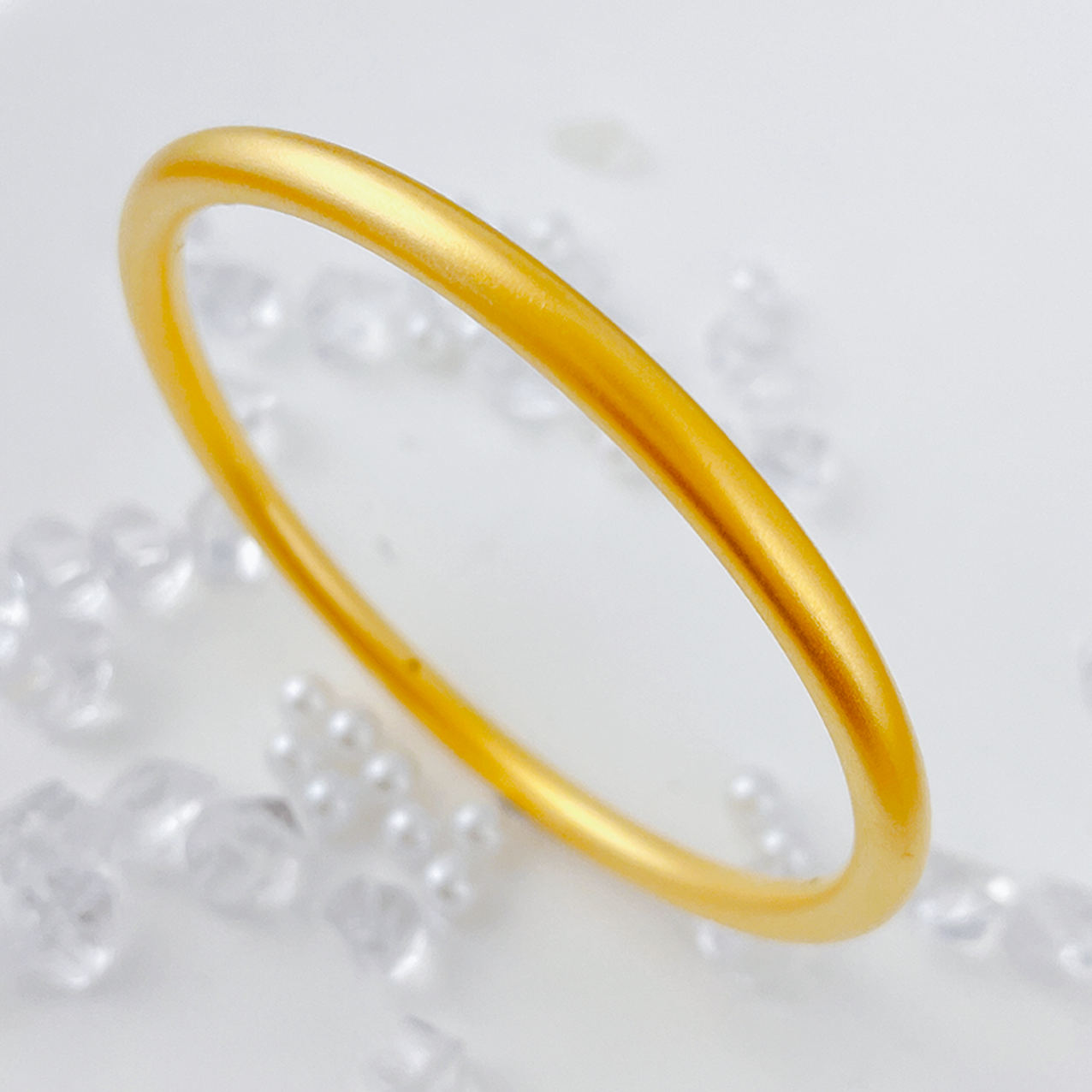 【国潮】足金999 素圈手镯8.01 55圈口