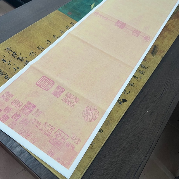 加厚蜡染宣纸半生半熟四尺对开兰亭序作品纸