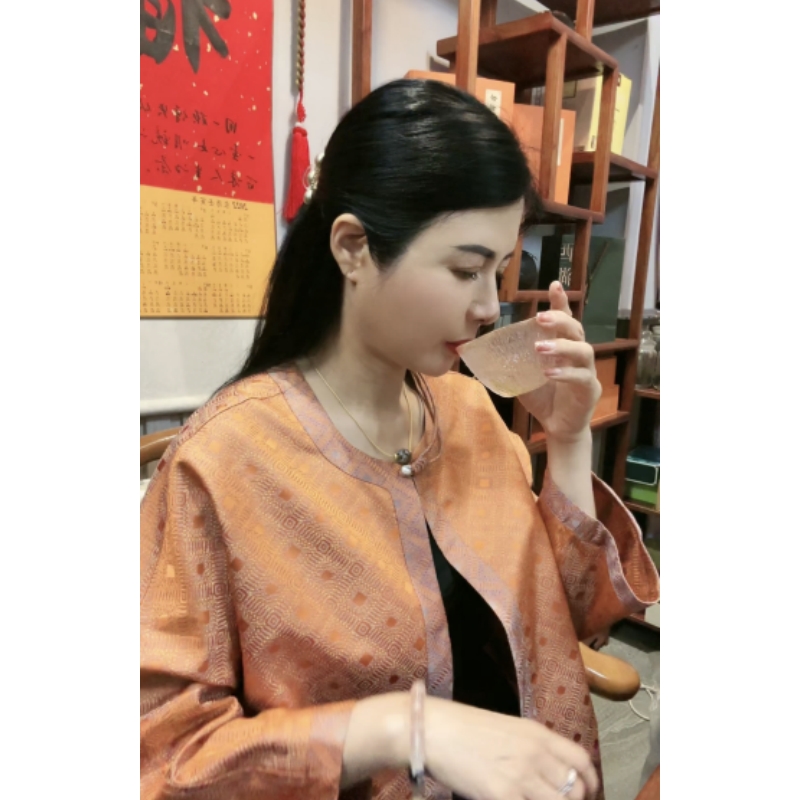 复古国风中国风提花女装