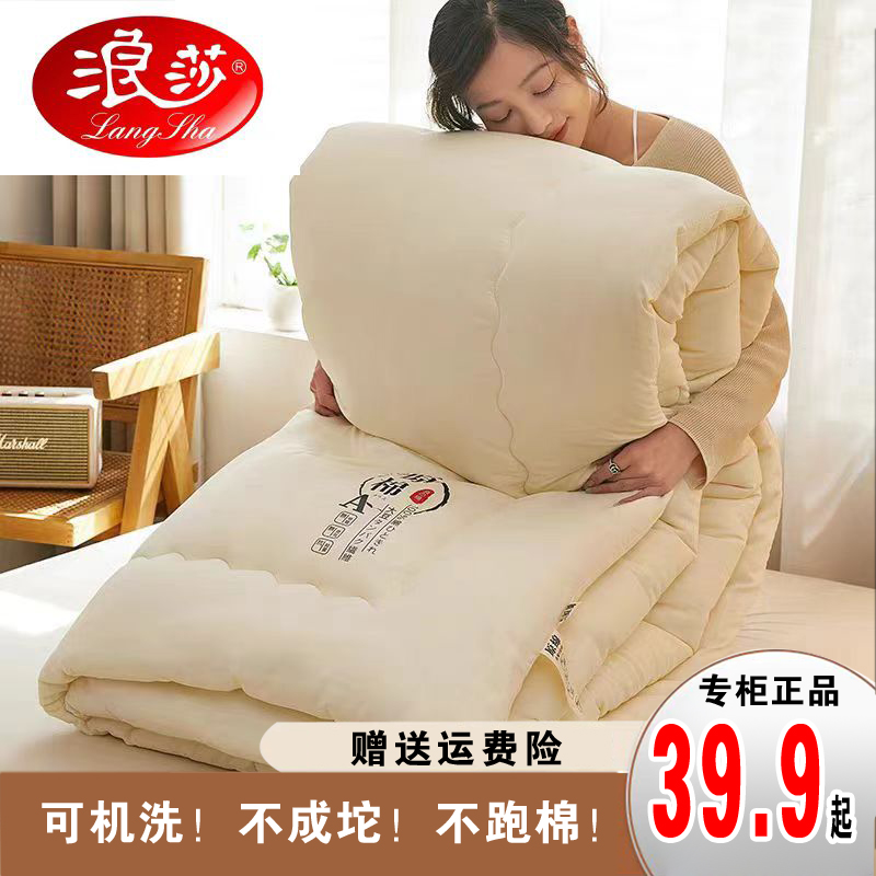 LANSWE/浪莎新款秋冬被春秋被加厚冬被学生宿舍单人双人被芯被褥