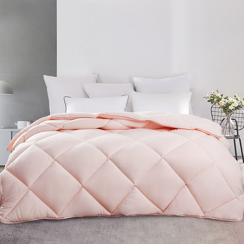 梦洁七孔暖暖厚被：龍运 200*230 2000g粉色亲肤