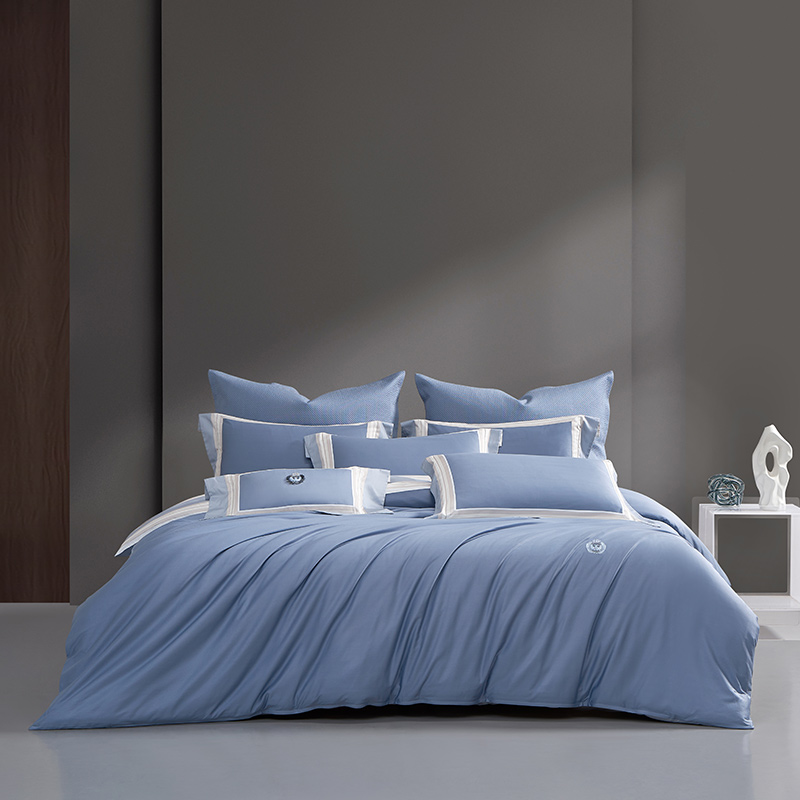 梦洁四件套纯棉缎纹印花轻奢四件套(1956S顺)梦洁家纺