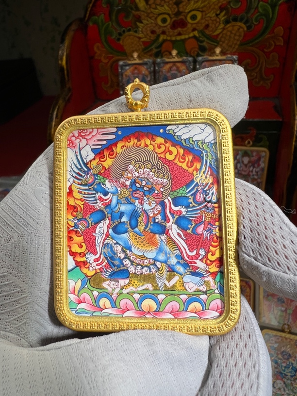 宽太加唐卡普巴金刚。尺寸5x4