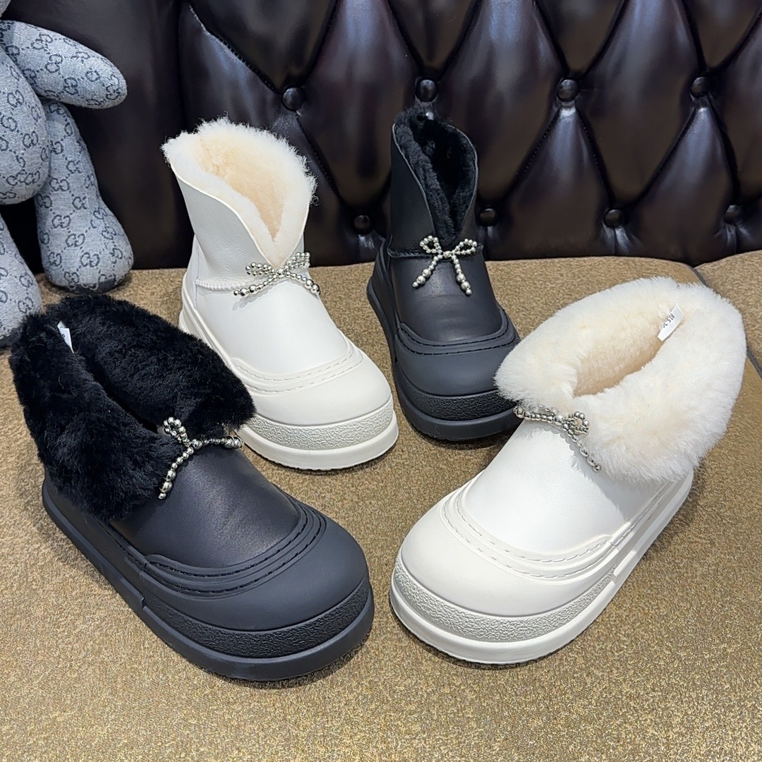 [大韩韩]秋冬新品815-26时尚百搭皮毛一体保暖雪地靴