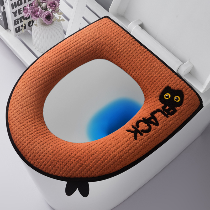 卡通马桶坐垫圈四季通用拉链款带提手家用防水做坐便器套圈马桶垫