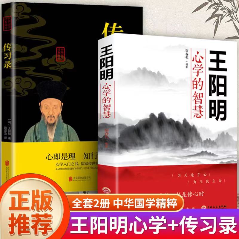 王阳明心学的智慧 传习录国学经典注释加译文人生哲理修身处世书