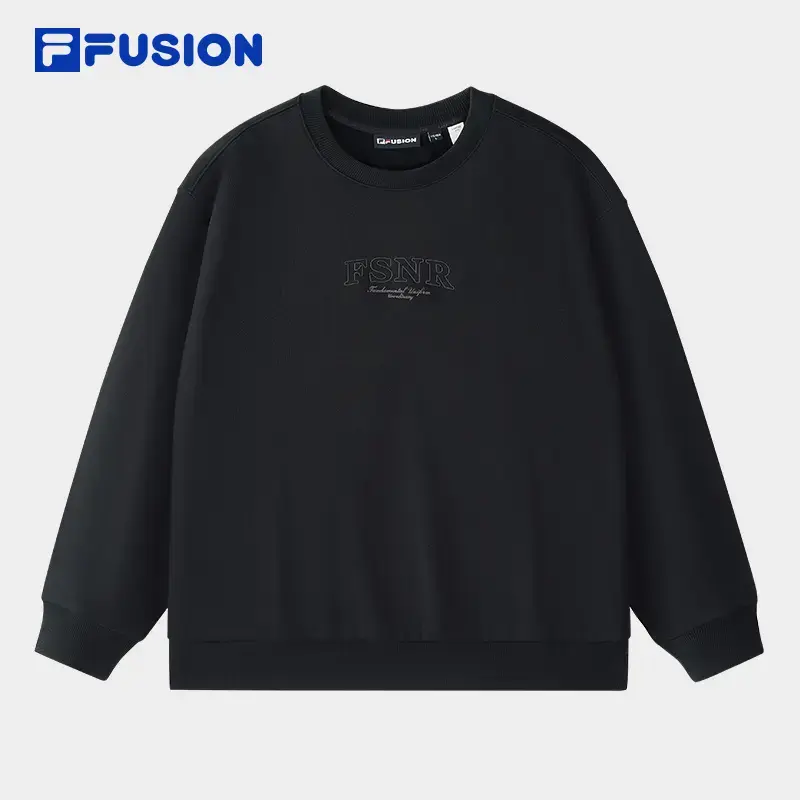 FILA斐乐情侣秋季新款圆领休闲运动宽松舒适简约卫衣T11U445203