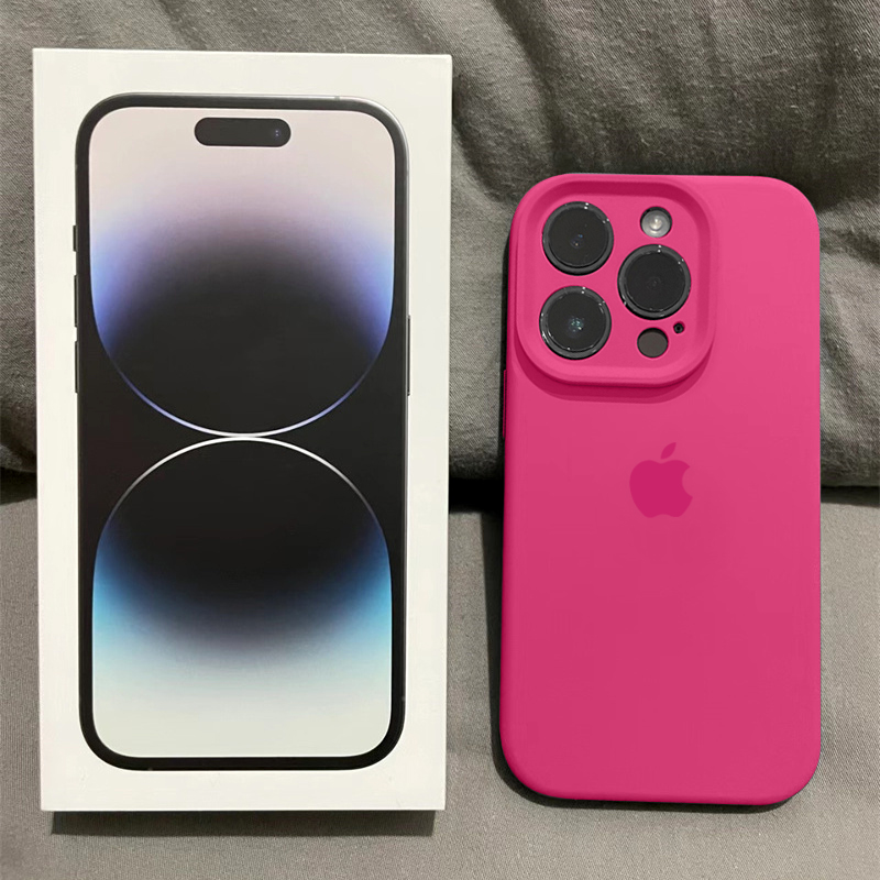 火龙果xs液态硅胶iPhone15promax全包苹果14pro13/12手机壳11耐脏