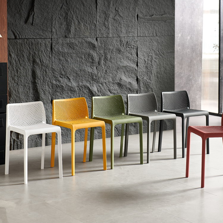 轻奢创意简约加厚凳子家用椅子北欧奶茶店极简意式靠背餐厅客餐凳