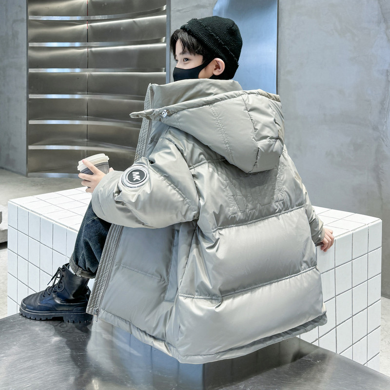 男童棉服2024年新款冬装儿童洋气免洗棉衣中大童加厚棉袄男孩外套