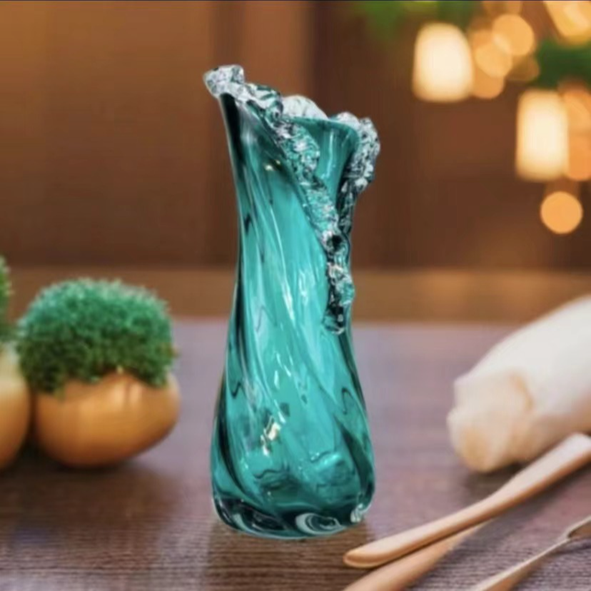 手工琉璃【海洋之星系列花瓶】轻奢简约 家居个性