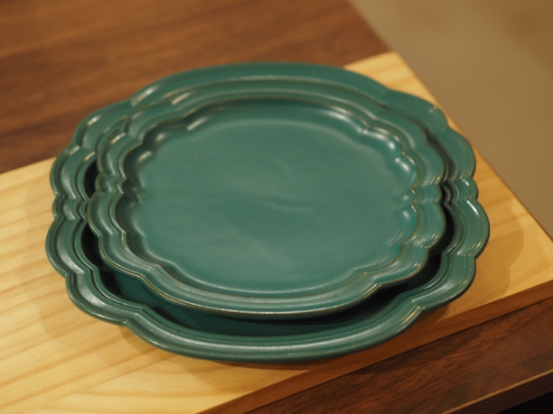 陈锅锅 云朵盘复古粗陶餐盘