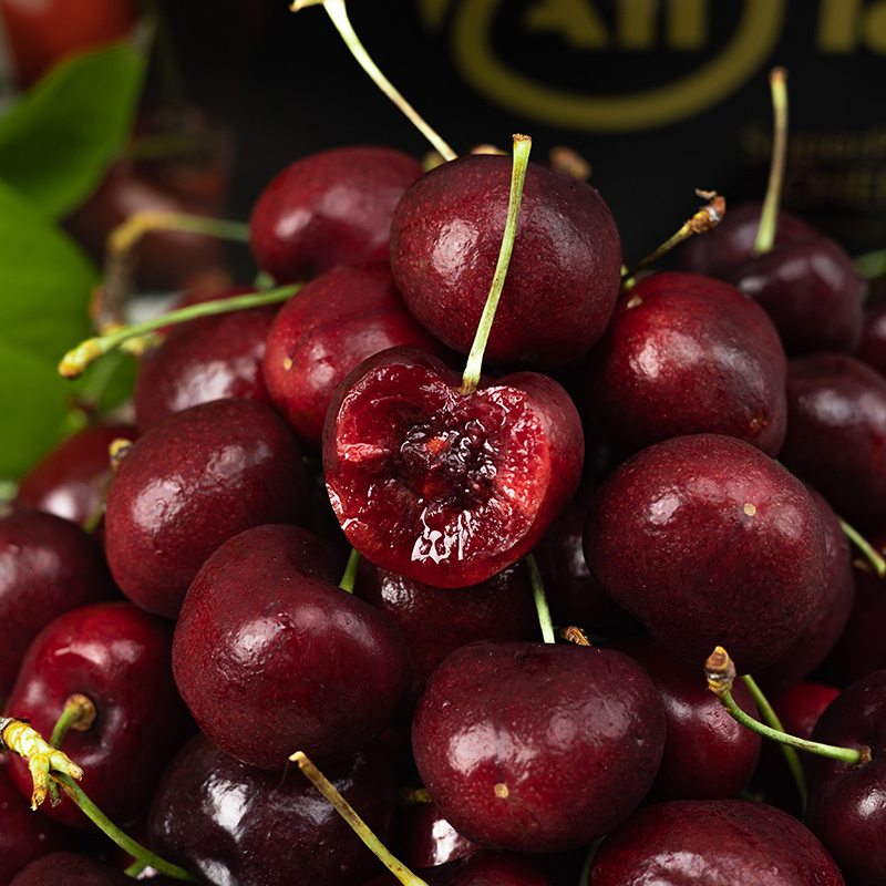 进口智力车厘子海运新鲜水果爆汁2JD原礼盒装净重5斤 内附果径卡