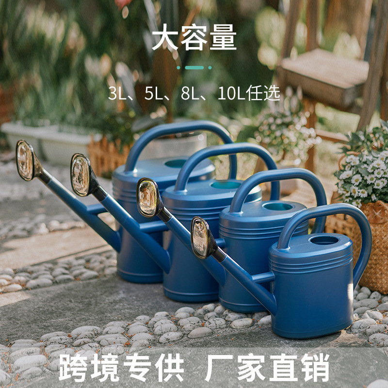 园艺浇花喷壶家用浇水壶长嘴花洒壶浇菜淋花壶加厚塑料洒水壶大号