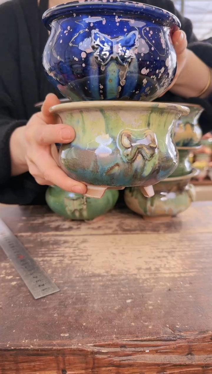 【闪购商品】蝴蝶大肚子蝴蝶结撇口2个颜色器型不指定