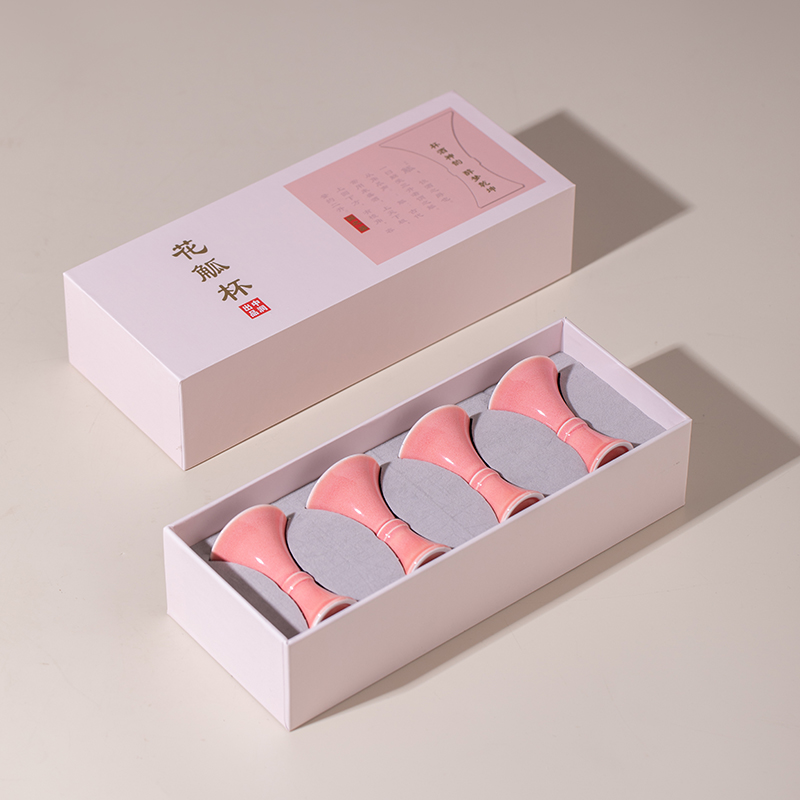 景德镇陶瓷酒瓶酒具酒杯一口杯花觚酒杯家用简约创意中式定制