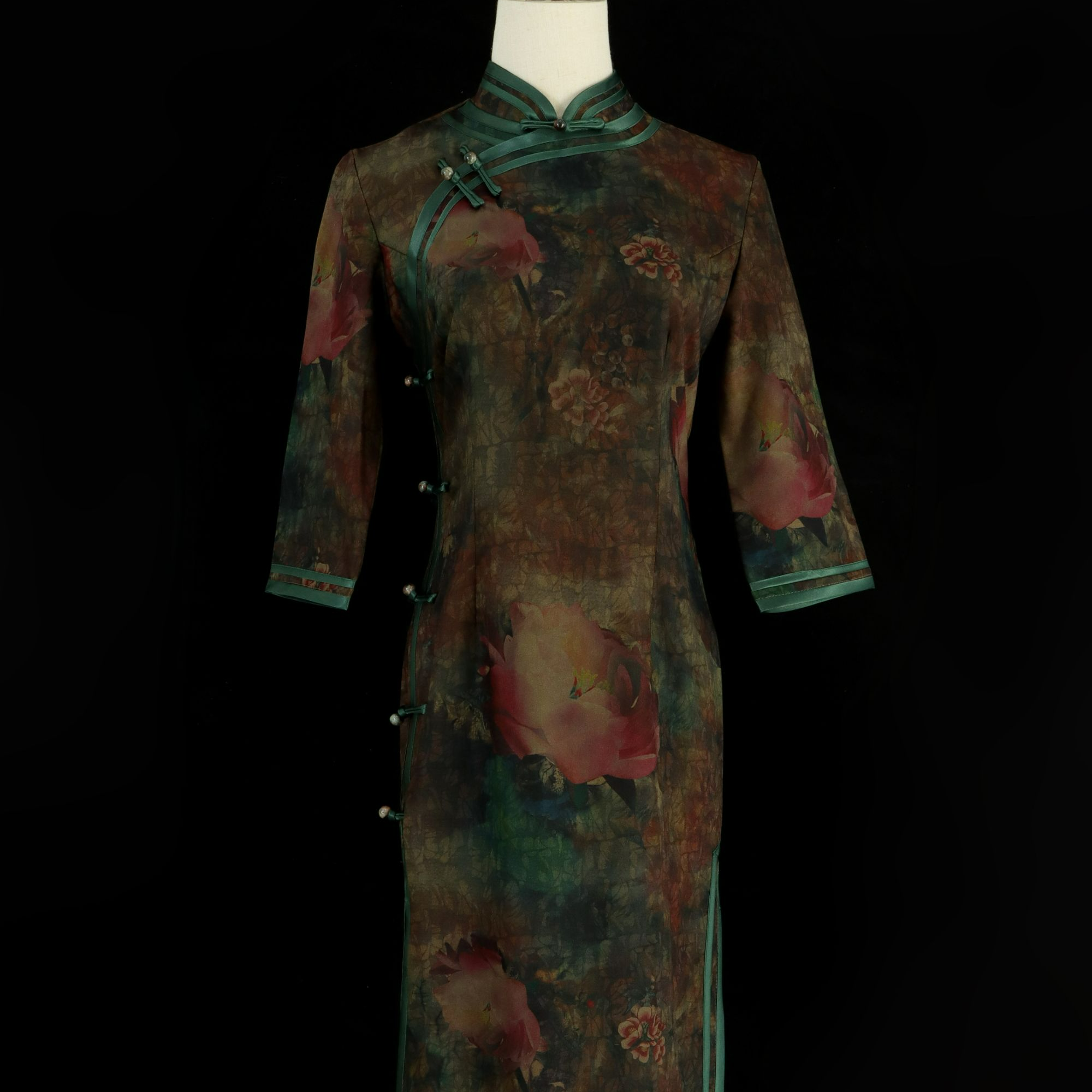 【花语】2024年秋季新款复古百搭日常淑女旗袍