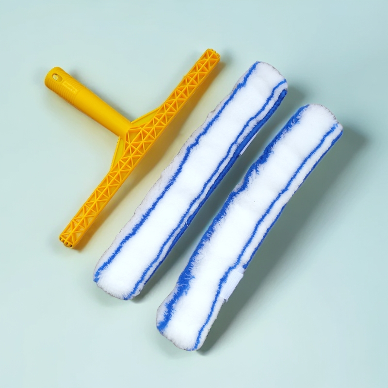 云霄洁35cm涂水器毛头/加厚毛套玻璃清洁工具T架黄条上水器毛头罩