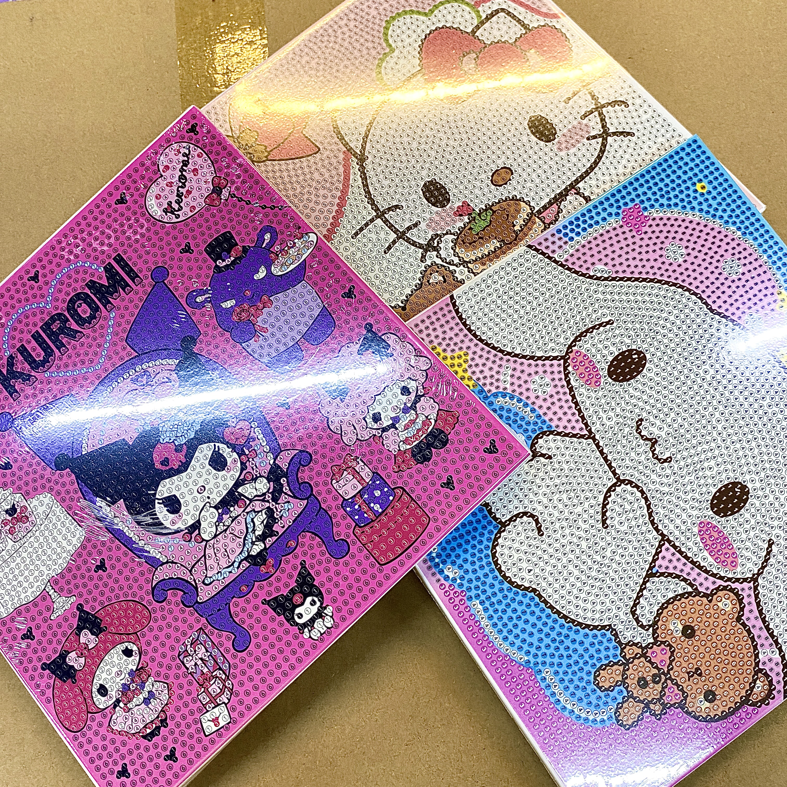 钻石画创意diy玩具儿童粘贴玩具【版面随发】