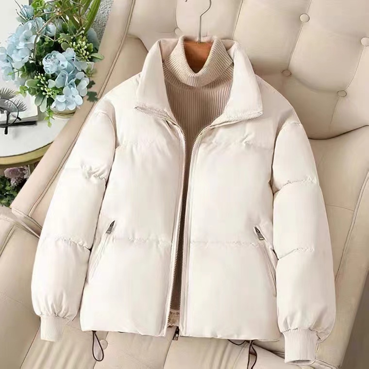 秋冬羽绒时尚休闲装棉服短款保暖轻薄百搭冬季潮流连帽