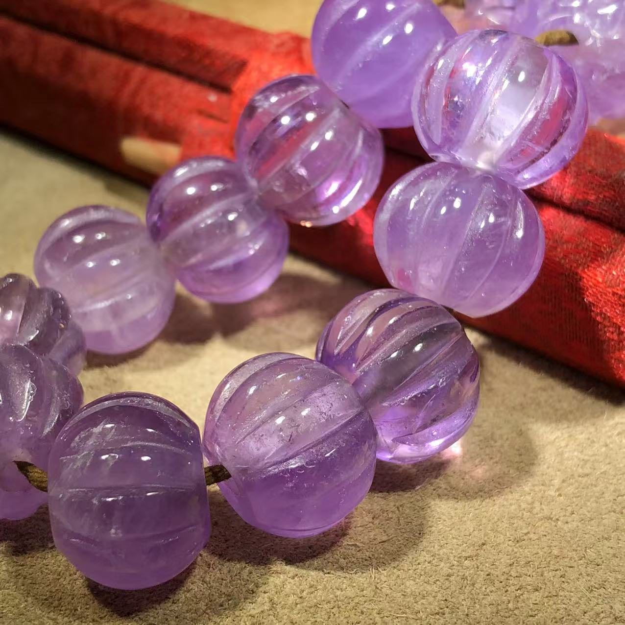 天然紫水晶精美手串