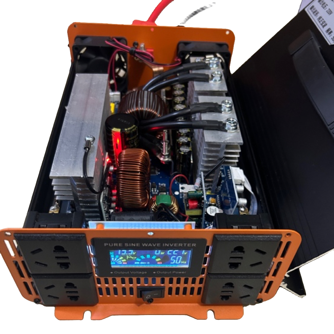 2200瓦足功率纯正弦波离网逆变器可带冰箱适合户外摆摊用电220v