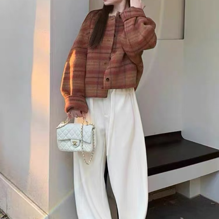 短款双面呢外套高端大气·小香风时尚休闲秋冬