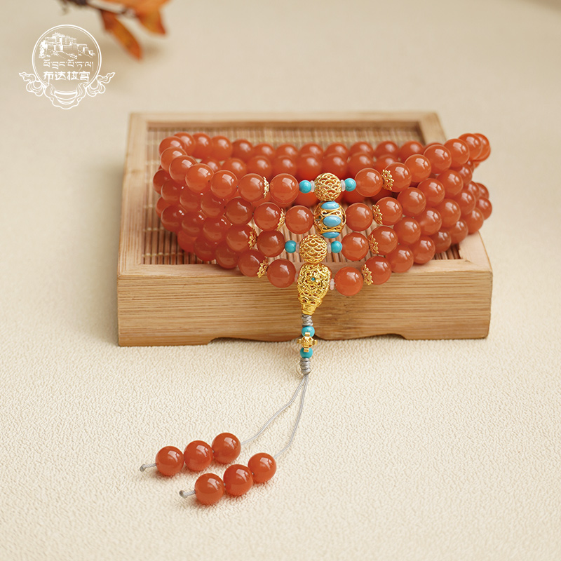 双十一活动11心头好物布达拉宫保山南红多圈手串文玩diy珠宝款