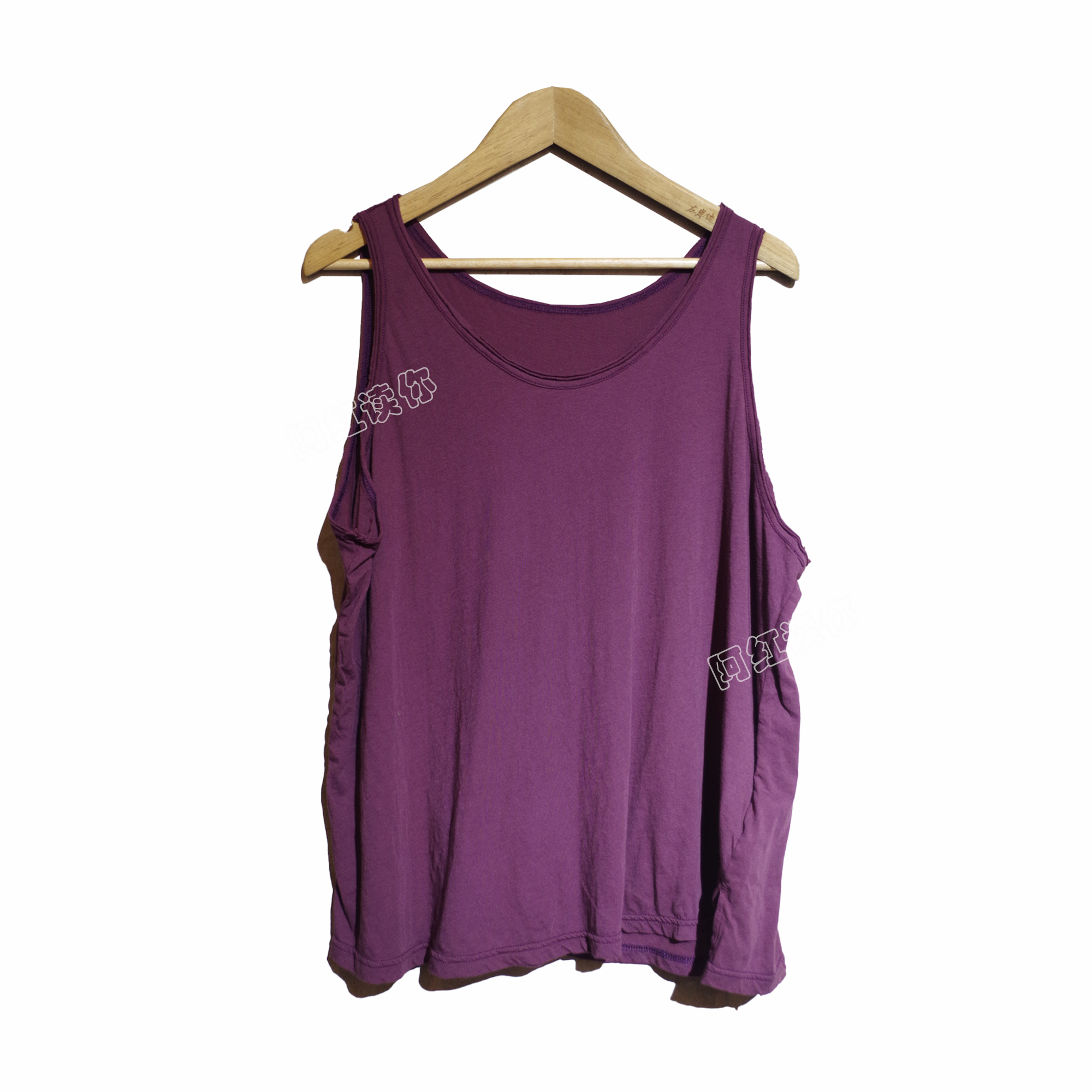 荼＝均码９９％以上棉棉颜色暗红背心TU－B３３３３４休闲无袖