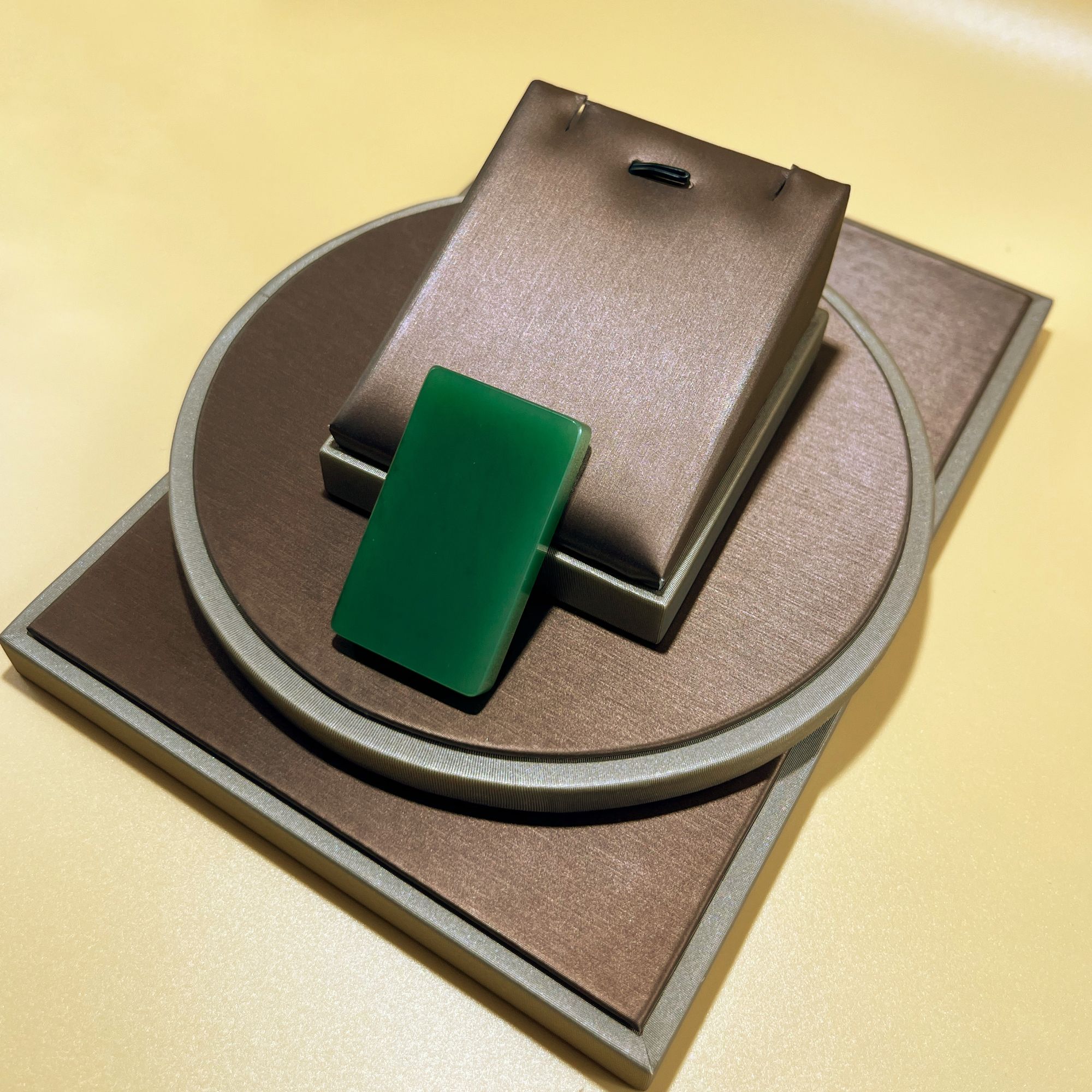 和田玉碧玉无事牌老料子百搭简约个性磨砂精美设计感气质蓝色轻奢