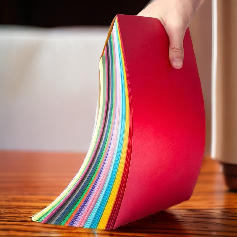 【60张 A4大小硬卡纸】彩色优质木浆柔软剪纸卡纸